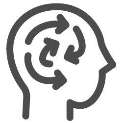発達障がいや学習障がいのある人、知的障がいがある人のアイコン