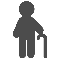 高齢の人のアイコン